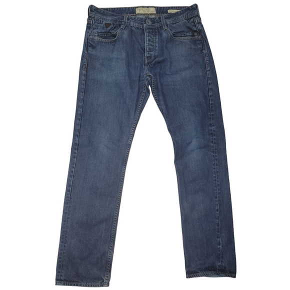 (M) Guess Medium Wash Jeans (Men) - Picture 1 of 10